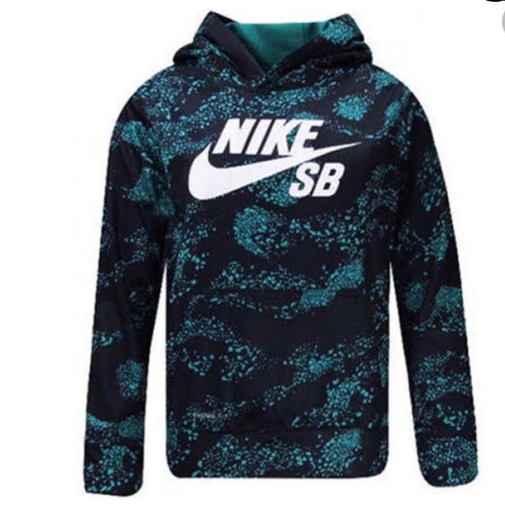 NEW Nike SB Print Pull Over Hoodie Kids.